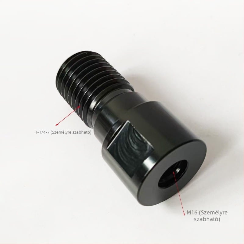 ZUXLA rhinestone menetadapterek: M22→1-1/4-7 és M16→1-1/4-7, anyag 40Cr