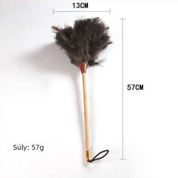 Strucc tollas poroló, lapos fej, teleszkópos rozsdamentes acél nyéllel és fa fogantyúval