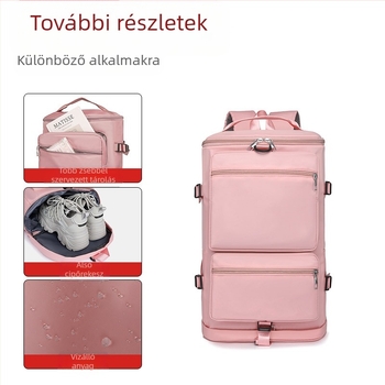 Uniszex utazótáska hátizsák, 20–35L, nylon anyag, vízálló és kopásálló, utcai stilus, nyár 2024
