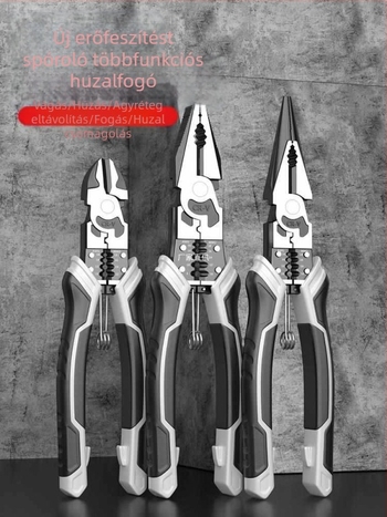 Villanyszerelőknek szánt zárható fogók készlet, többfunkciós, ipari minőség