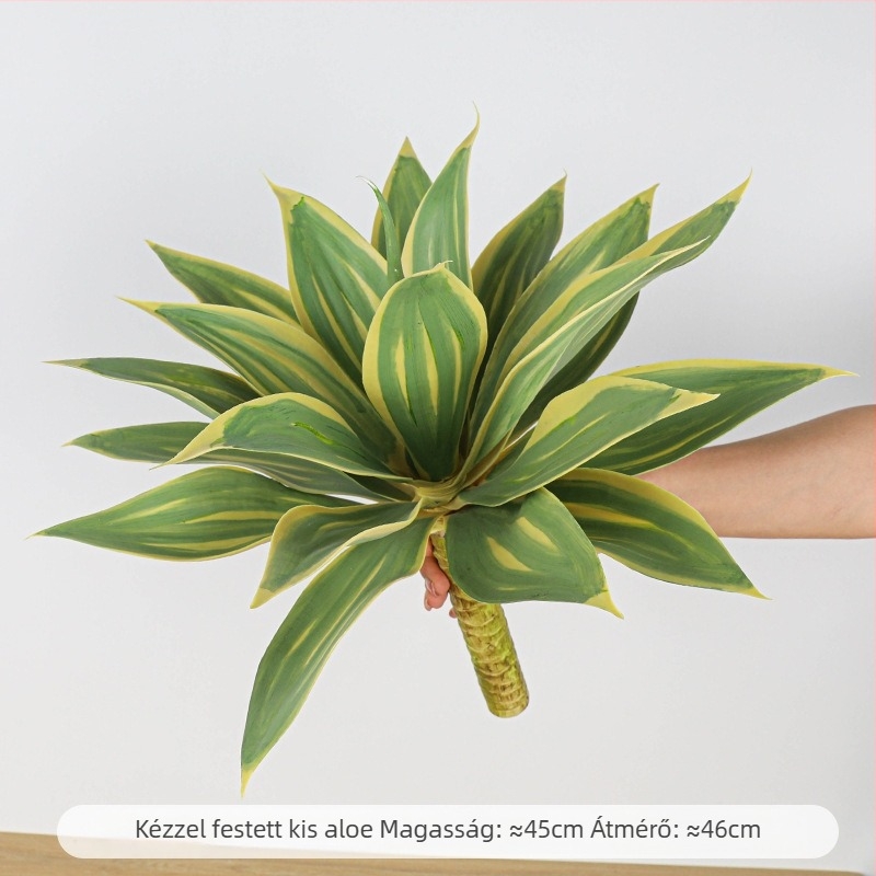Mesterséges agávé növény – dekoratív elem kültéri és otthoni dekorációhoz; Márka Holy Beauty; Fajta: Simulation Agave; Használat: kültéri, kellék fotózáshoz, otthoni dekoráció