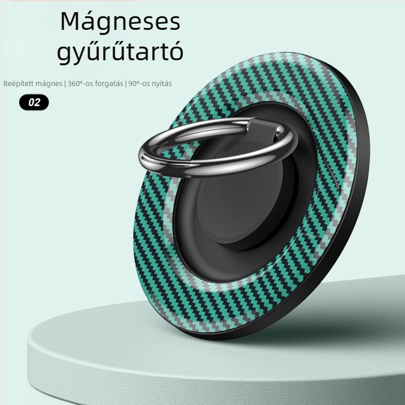 MagSafe-kompatibilis mágneses telefon-gyűrű tartó forgó asztali állvánnyal – fém-műanyag konstrukció, testreszabható