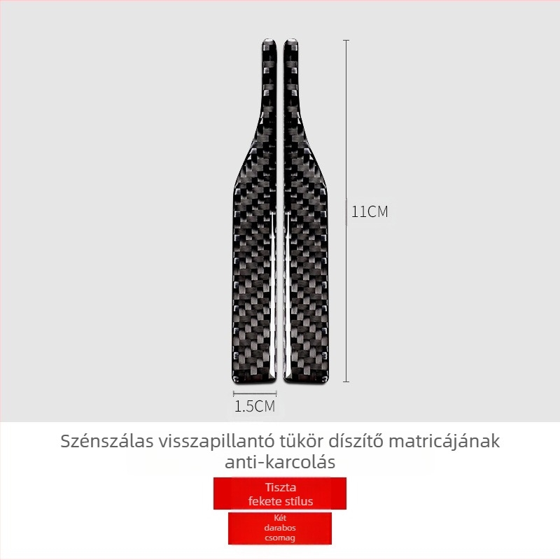 Mu mei road szénszálas visszapillantó tükör védőcsík, modell MML-HSJ001