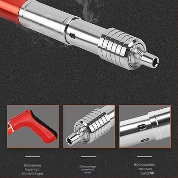 Szögbelövő keretépítéshez; acél test; zajmentes működés