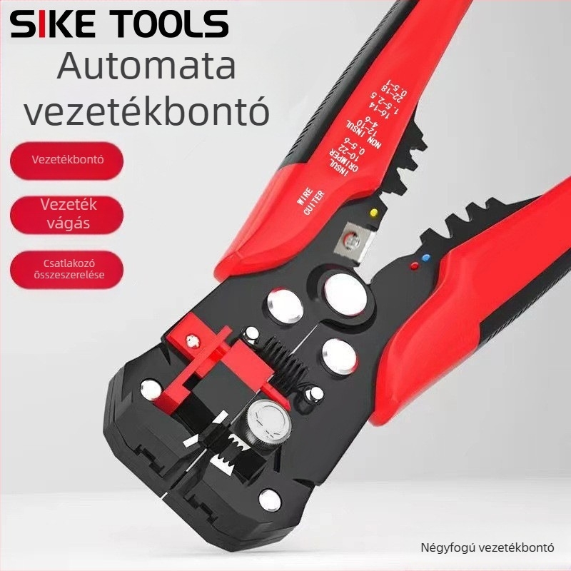 Villanyszerelőknek szánt automata vezeték-kiszedő, négy- és háromfogú beállításokkal, lapos fej, tömeg 0,362 kg, Shandong Sike Tools márka