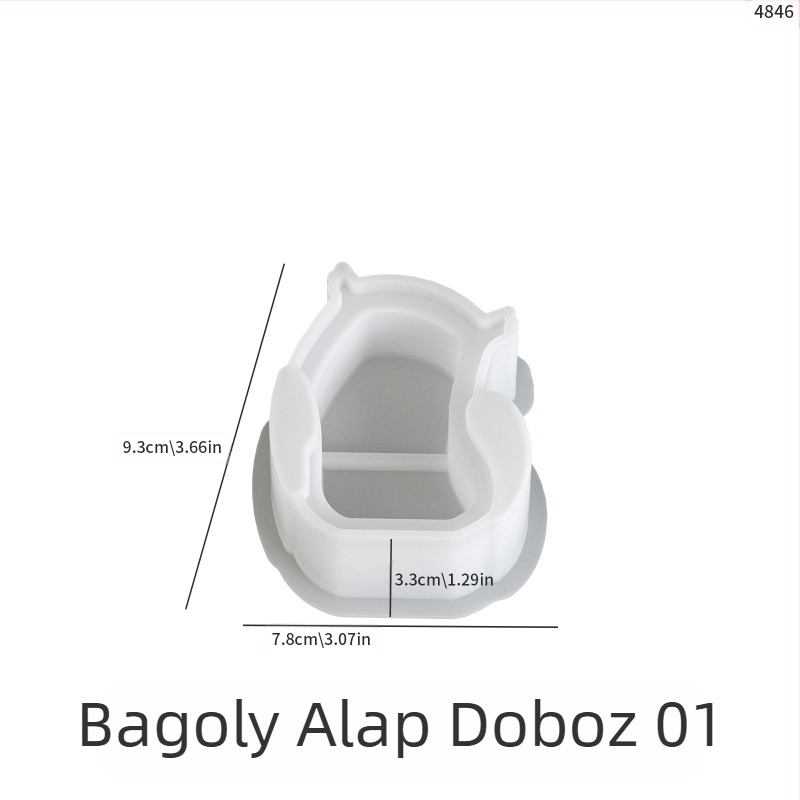 Szilikon sütőforma – szabálytalan alak, bagoly siluett, rajzfilm állatok stílus, DIY