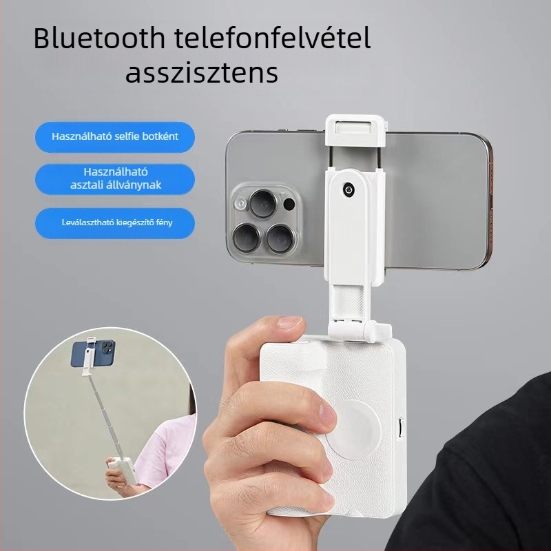 K01 E6 Bluetooth mobiltelefonhoz készült fotózási segéd, Selfie Stick, környezetbarát anyagok, testreszabható