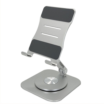 Asztali tartó telefonhoz és tabletához, 360°-os forgatás, alumíniumötvözetből, többfunkciós, rajzfilmszerű dizájn