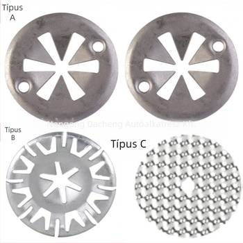 VW és Audi járművekhez tömítés és elülső panel hőszigetelő javító készlet — N90335004, N90796501; Meng acél