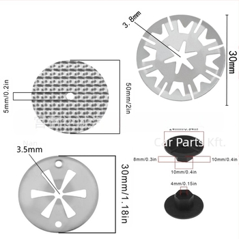 VW és Audi járművekhez tömítés és elülső panel hőszigetelő javító készlet — N90335004, N90796501; Meng acél