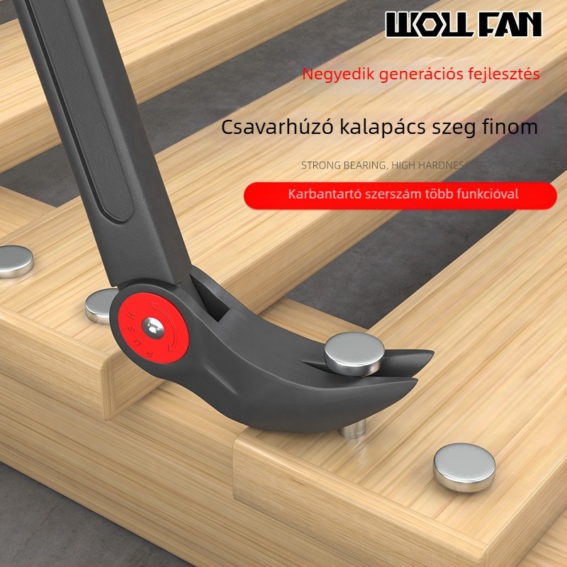 Kerek végű, kétoldalas crowbar – kör és sík vég, szénacélból készített autójavító eszköz