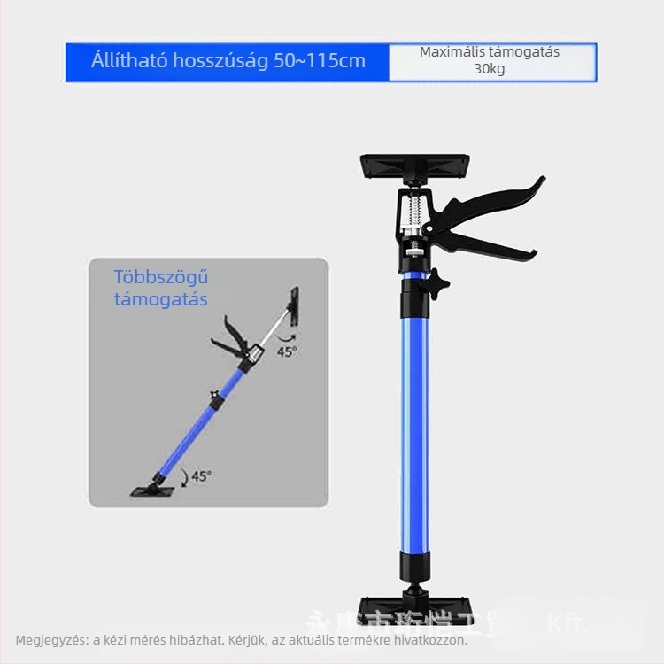 Függő szekrények teleemelő tartóval, teleszkópos rúddal, gipszkarton-támogatás és ácsoknak szánt mennyezeti eszköz