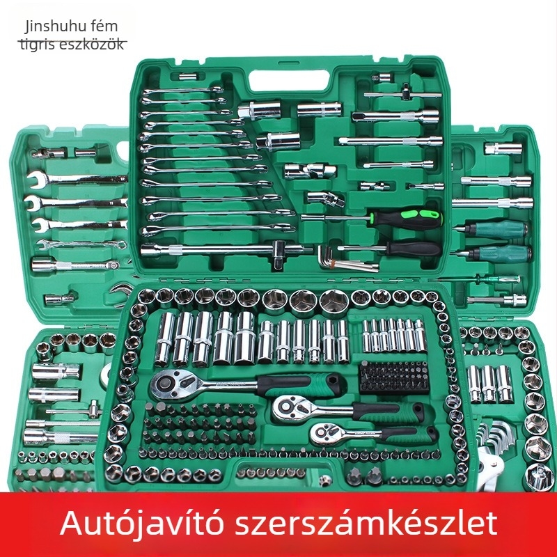 Metal tiger Autójavítási szerszámkészlet króm-vanádium acélból, rácsos fejű kulcs, autók és gépek javítására
