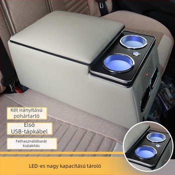 Volkswagen hátsó kartámasz tároló doboz – faanyagú, modell 1120, testreszabható feldolgozás, súly 4,5