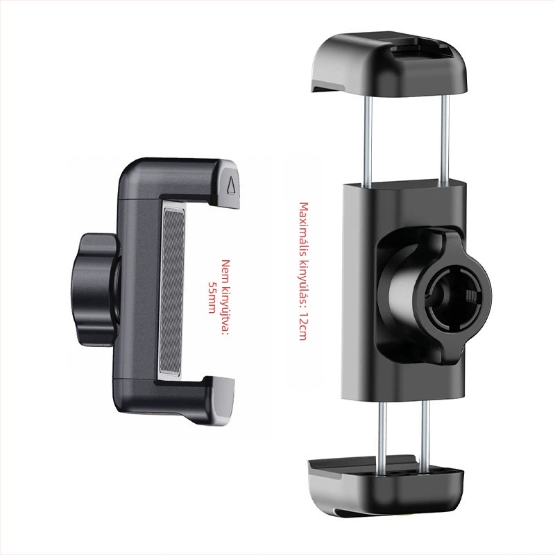 Autóba szerelhető telefon-tartó állítható tartóval és szívófejes rögzítéssel az első szélvédőhöz