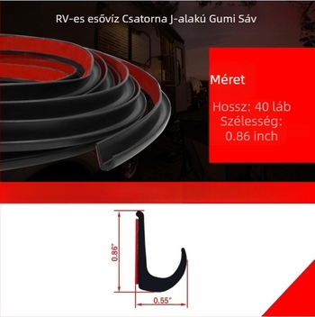 TPE anyagú RV tömítőcsík – vízálló, porálló, öntapadós, öregedésálló, szakadásálló