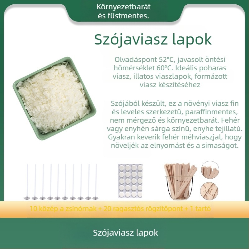 Szójaviasz DIY gyertyaanyag – Kézzel készített illatos gyertya viaszkpehely formában; Márka: Flower with me; Anyag: Szójaviasz; Készítés: Kézzel készített; Gyertya típusa: Illatos; Forma: Viaszpehely