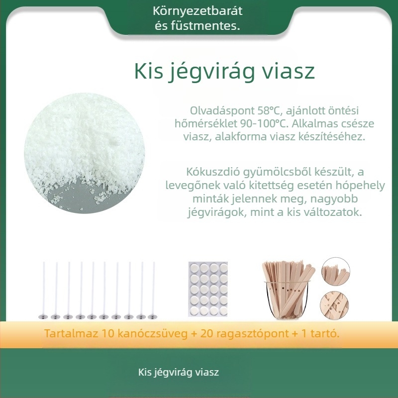 Szójaviasz DIY gyertyaanyag – Kézzel készített illatos gyertya viaszkpehely formában; Márka: Flower with me; Anyag: Szójaviasz; Készítés: Kézzel készített; Gyertya típusa: Illatos; Forma: Viaszpehely