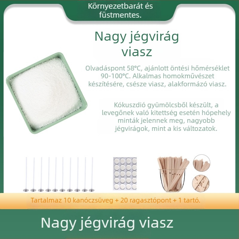 Szójaviasz DIY gyertyaanyag – Kézzel készített illatos gyertya viaszkpehely formában; Márka: Flower with me; Anyag: Szójaviasz; Készítés: Kézzel készített; Gyertya típusa: Illatos; Forma: Viaszpehely