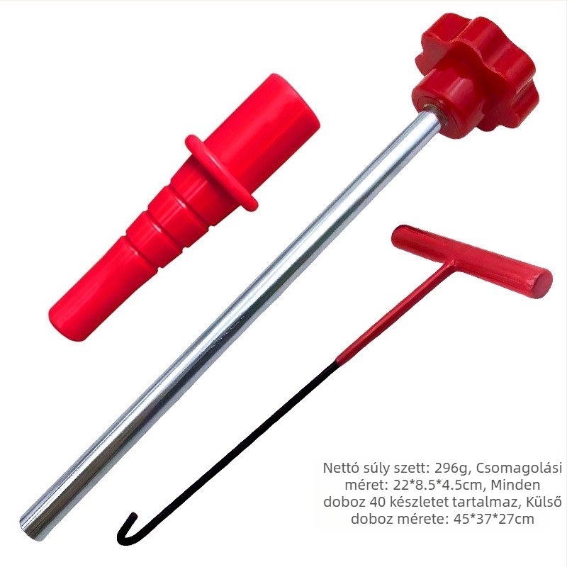 Gumiabroncs javításához ventil-montázs készlet: gumiventil-eltávolító és szelepmag-beépítő eszköz