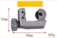 Csővágó rozsdamentes acél pengével, csapágyas mechanizmussal, görgővel a vágáshoz, kompatibil vas-, réz- és műanyag csövekre