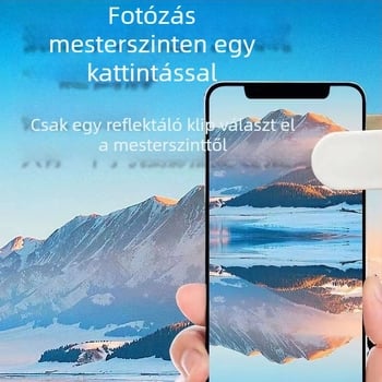 TH-217 Univerzális clip-on telefonlencse – Selfie reflexiós lencse Sky Mirror effektussal – Shenzhen