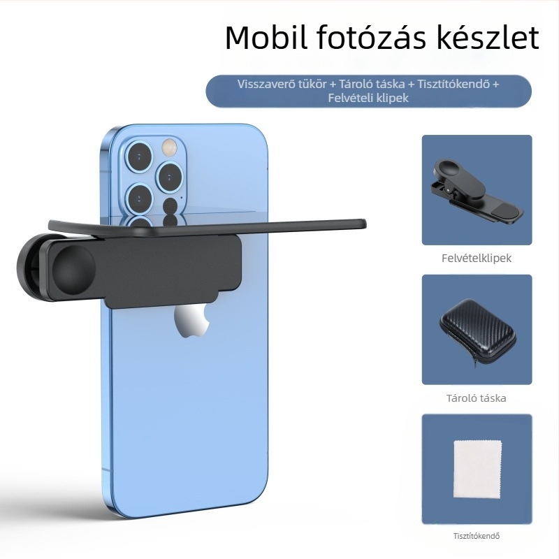 TH-217 Univerzális clip-on telefonlencse – Selfie reflexiós lencse Sky Mirror effektussal – Shenzhen