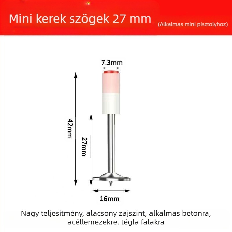 Mini szögezőpisztoly – betonhoz és szereléshez való szögezés, HVAC tartók; Mini Gun Nail Gun sorozat, származás Németország, piac Óceánia
