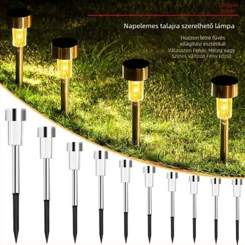 Napsugaras kerti állólámpa – LED 2835, 1.2V, 6–12 órás működési idő, absztrakt forma