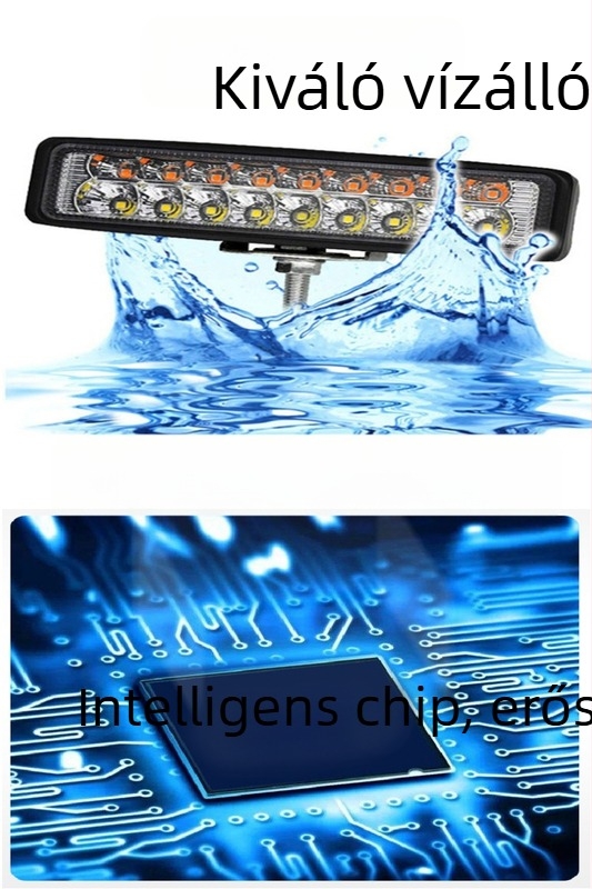 LED fényszóró motorkerékpárokhoz és elektromos járművekhez, nagy fényerejű spotlámpa, 12V/24V/48V/60V