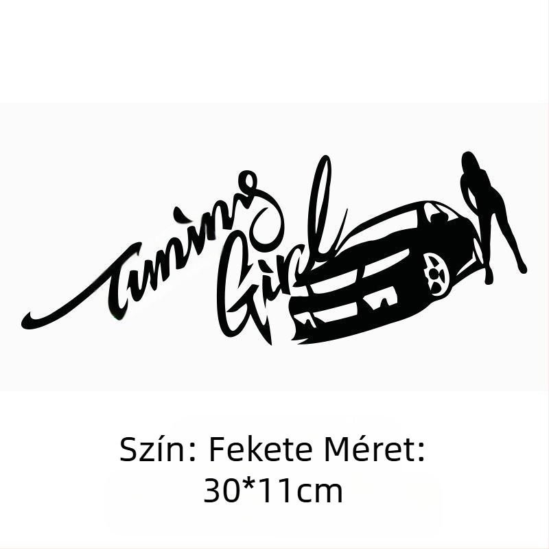 Autó fényszóró szemöldök matricák személyre szabott szöveggel, epoxi anyagú, ütközés elleni ragasztó, univerzális kompatibilitás