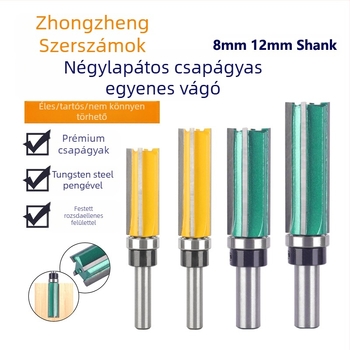 PTA cementált karbid oldalsó maró, 4 vágóéllel, Ø16/21 mm, Ø8/12 mm tokmány