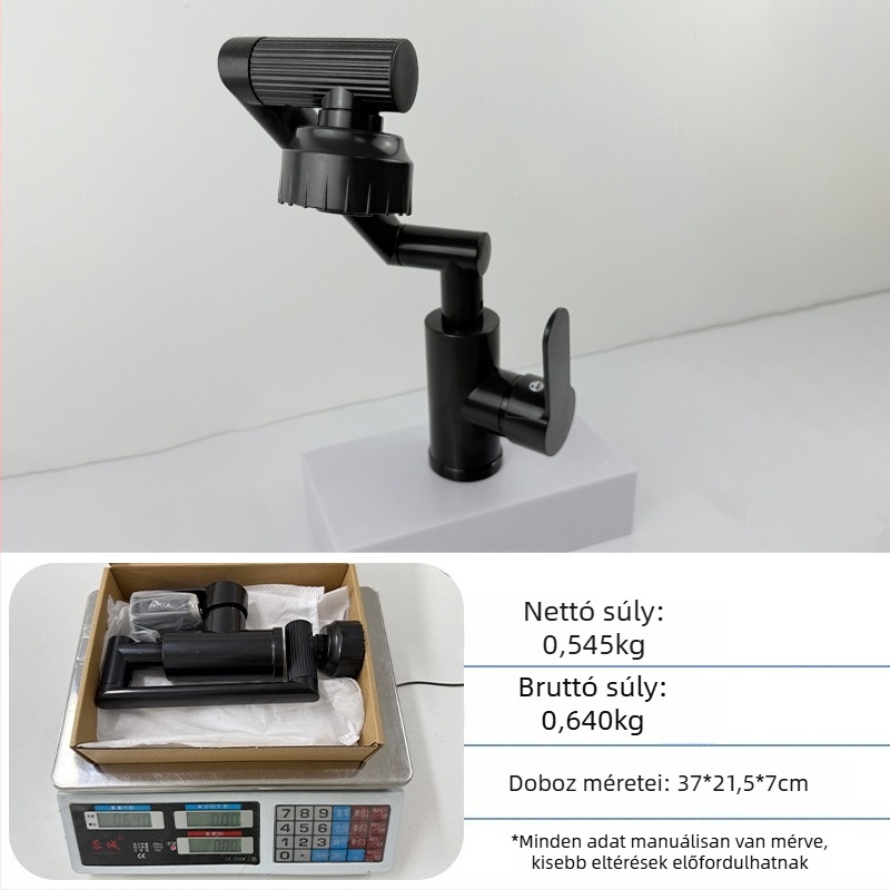 Mosdócsap - rozsdamentes acél, meleg/hideg keverés, egykaros kivitel, kerámiabetétű szelep, beépítés alapra, 0–70°C