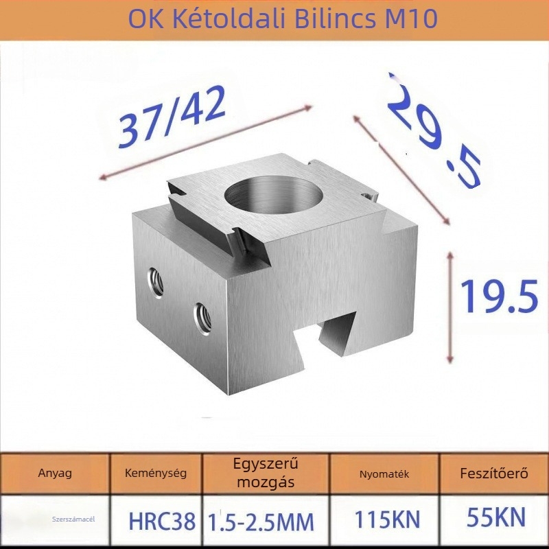 Hegesztőállomás fixáló – többfunkciós élfogó, mágnesmentes, egyoldalas kivitel