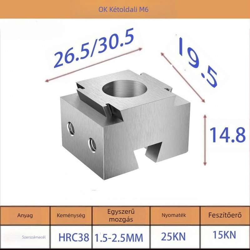 Hegesztőállomás fixáló – többfunkciós élfogó, mágnesmentes, egyoldalas kivitel