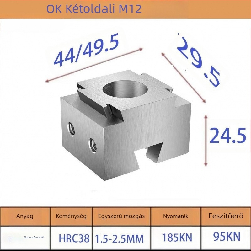 Hegesztőállomás fixáló – többfunkciós élfogó, mágnesmentes, egyoldalas kivitel