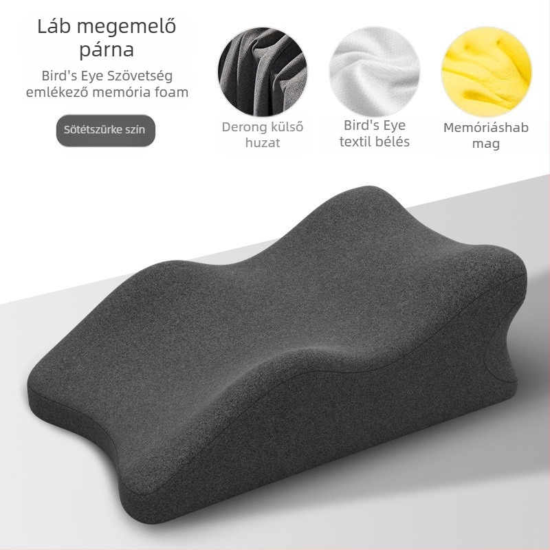 Párna pár számára az ágyhoz memóriás hab belsővel, pamut huzattal, modern minimalista stílus