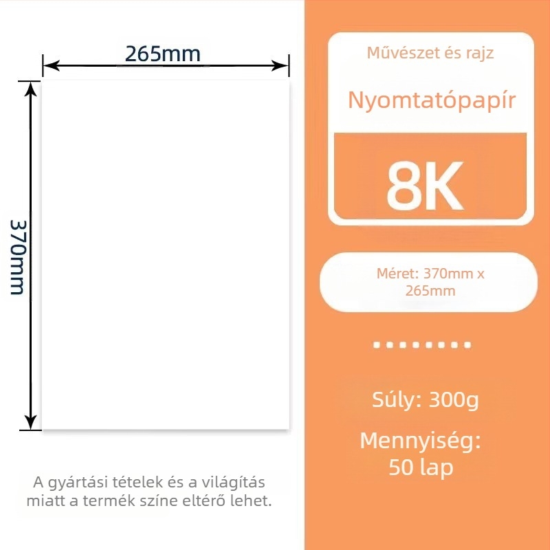 Rizspapír fa nyomtatáshoz, rostból, 50–70 g/m², műanyag tasakos csomagolás, Jiangsu eredet