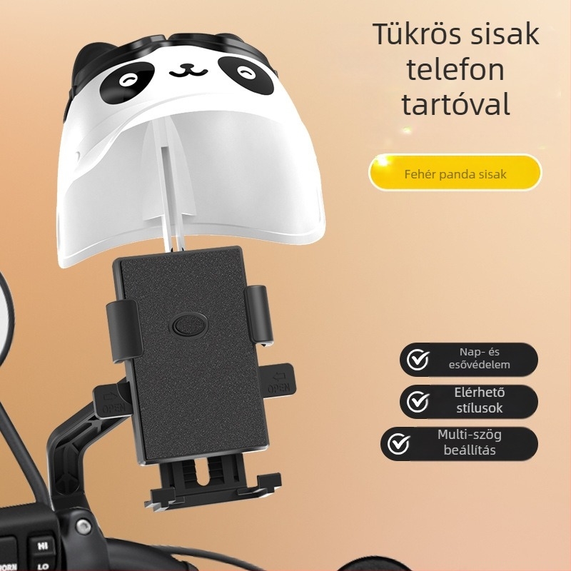 Mobiltelefon-tartó motorkerékpár és elektromos kerékpárhoz – univerzális, műanyag, testreszabható