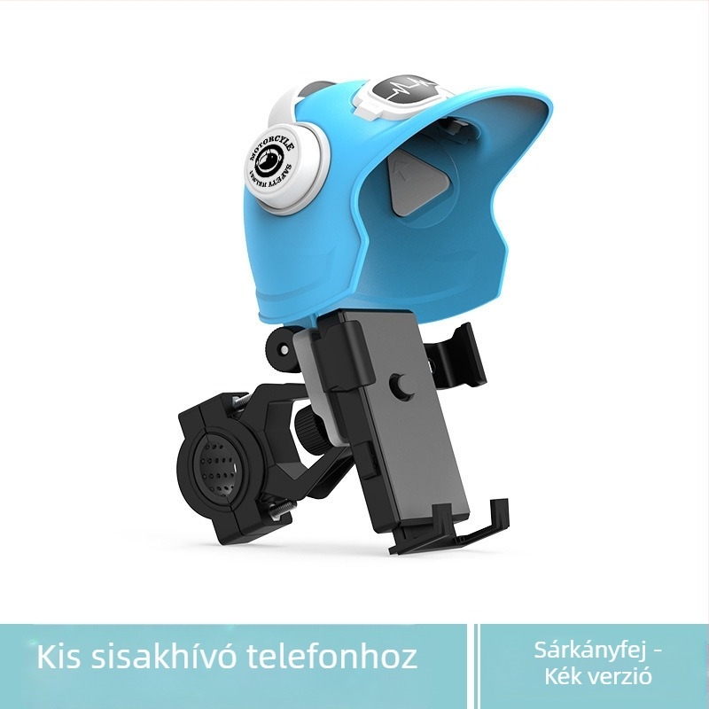 Mobiltelefon-tartó motorkerékpár és elektromos kerékpárhoz – univerzális, műanyag, testreszabható
