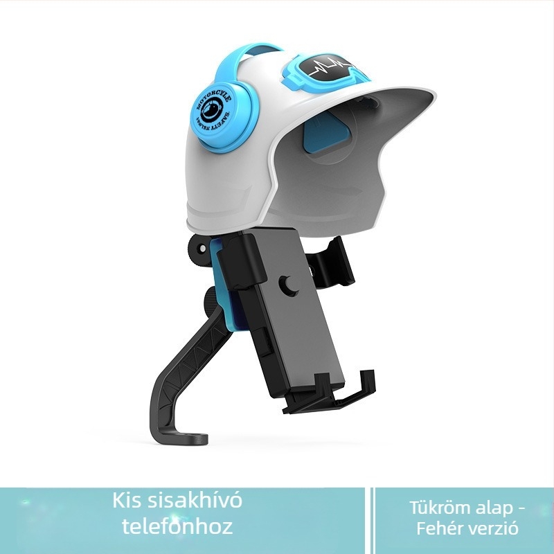 Mobiltelefon-tartó motorkerékpár és elektromos kerékpárhoz – univerzális, műanyag, testreszabható