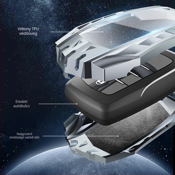 Páncélozott kulcstartó Toyotahoz – cinkötvözet, modern stílus, modellek YA0038/YA0039