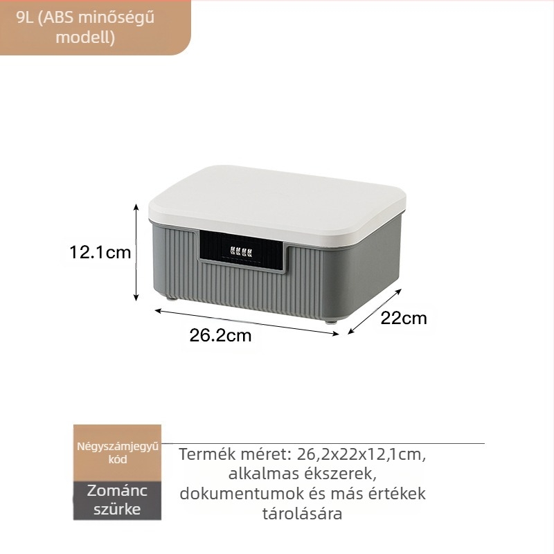 Autó tároló doboz, 38L, 985-ös modell, hordozható, telepítés nélkül