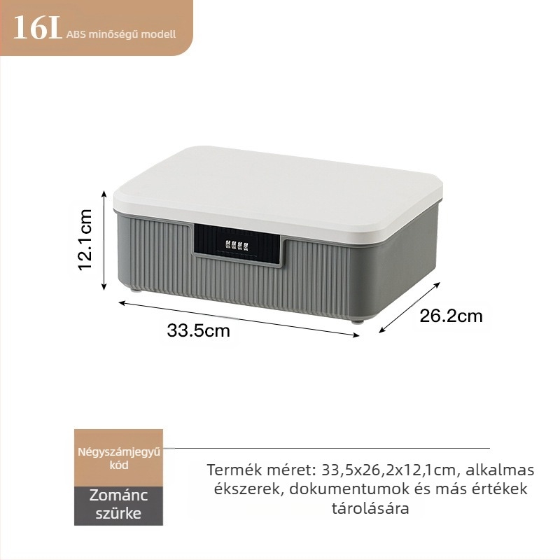 Autó tároló doboz, 38L, 985-ös modell, hordozható, telepítés nélkül
