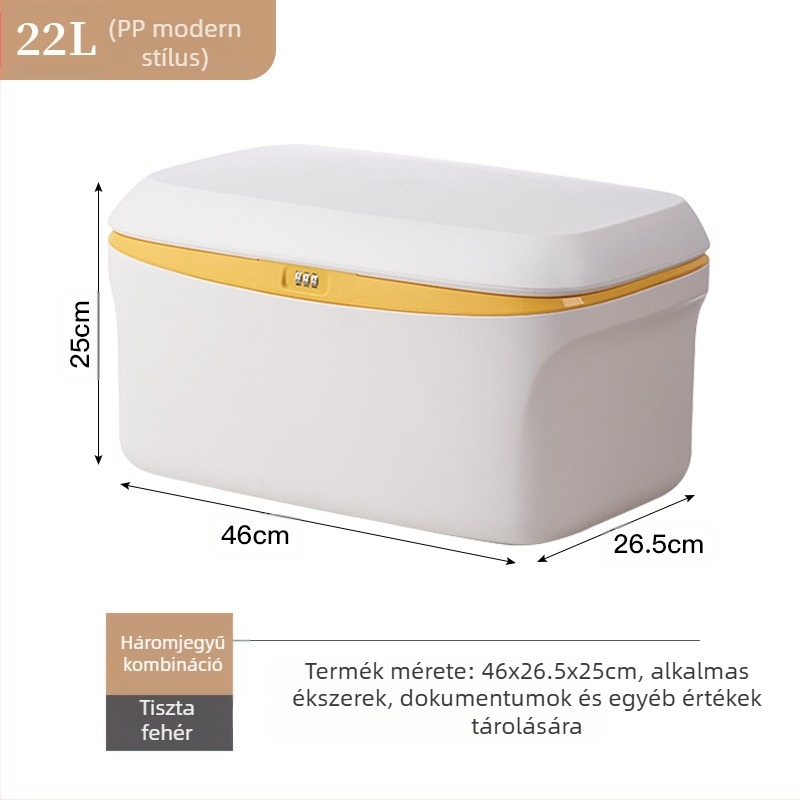 Autó tároló doboz, 38L, 985-ös modell, hordozható, telepítés nélkül