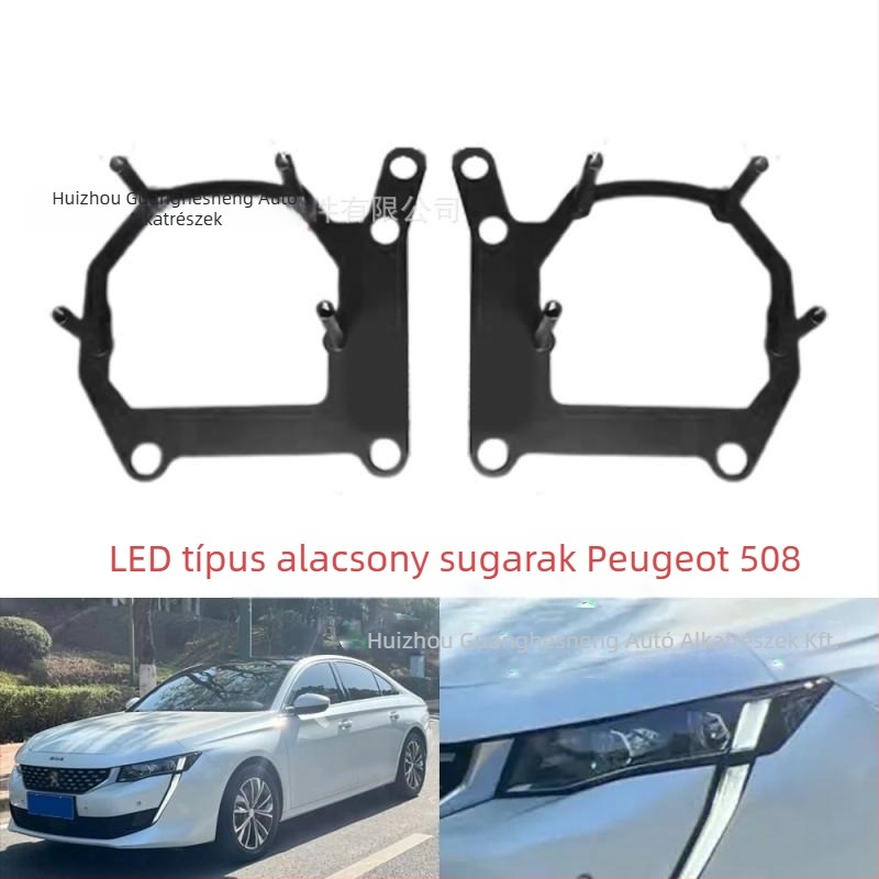 GHS LED kettős lencséjű fényszóró tartó