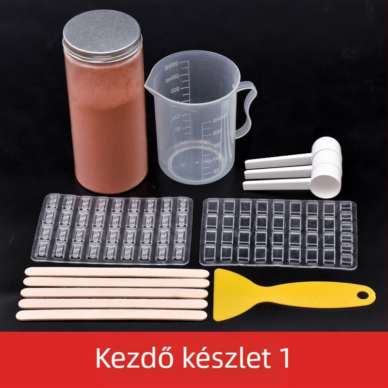 Homokasztal téglakészlet modellformákkal mini téglák építéséhez; nem elektromos, egyfunkciós, 0–3 évesek számára