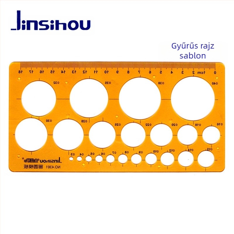 Sablon vonalzó görbék és körök rajzolásához - jinsihou, anyag: K glue, importálás: Nem, IP engedély: Nem
