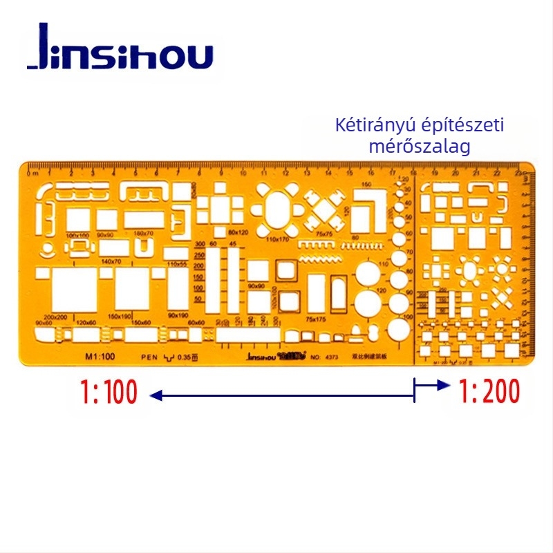 Sablon vonalzó görbék és körök rajzolásához - jinsihou, anyag: K glue, importálás: Nem, IP engedély: Nem