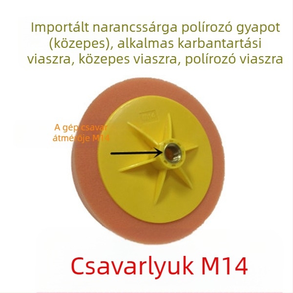 6 hüvelykes autópolírozó készlet szivacskerekekkel és polírozó korongokkal waxoláshoz és polírozáshoz — Márka: Other; Típus: Other; Alkalmazási terület: Other; Sorozat: Other